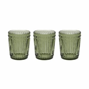 Tognana - Set 3 bicchieri da 300 cc Linea Dorico Verde