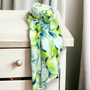 Foulard sciarpa donna verde sfumato Vane.Dy Vp4303